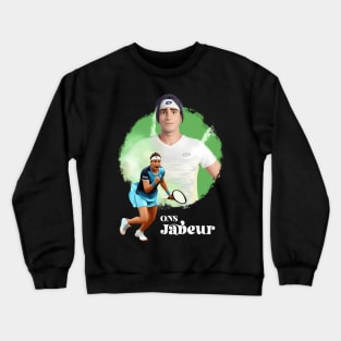 Ons Jabeur Cartoon Anime Crewneck Sweatshirt